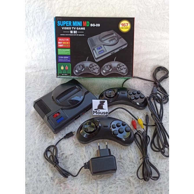 Sega Clone Super Mini Video TV Game 16 Bit