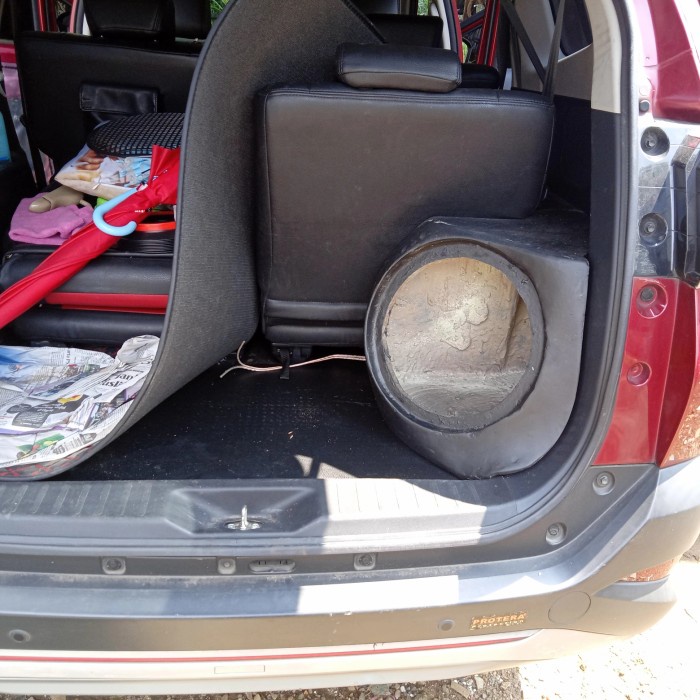 BOX SUDUT SUBWOOFER NEW RUSH / TERIOS 2018-19 TERSEDIA KANAN & KIRI