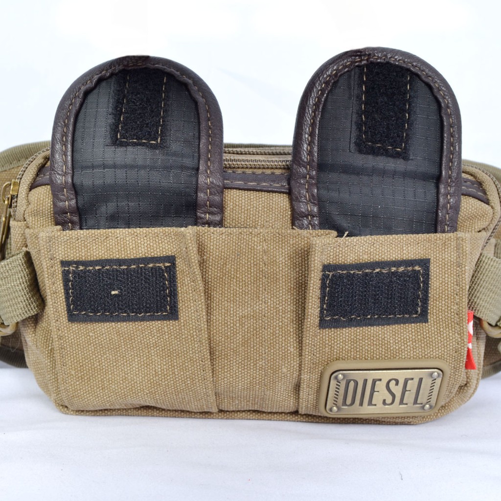 Waistbag Pria Merk Diesel/ Cruiser Kanvas - Tas Pinggang Pria 76112/ 7601-9