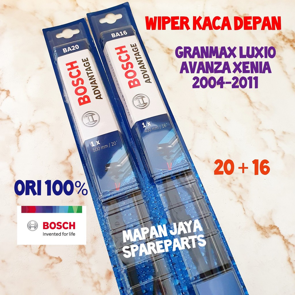 BOSCH WIPER BLADE - WIPER KACA DEPAN AVANZA / XENIA (2004 - 2011) / GRANMAX / LUXIO