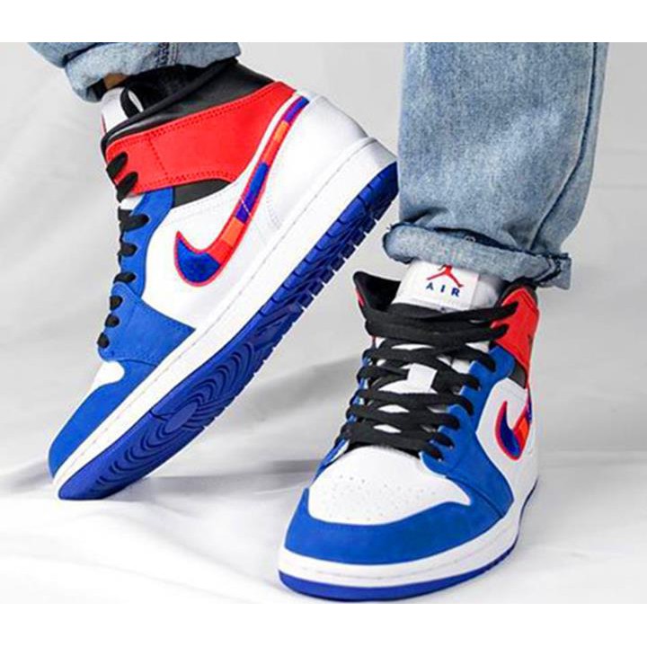 air jordan red and blue