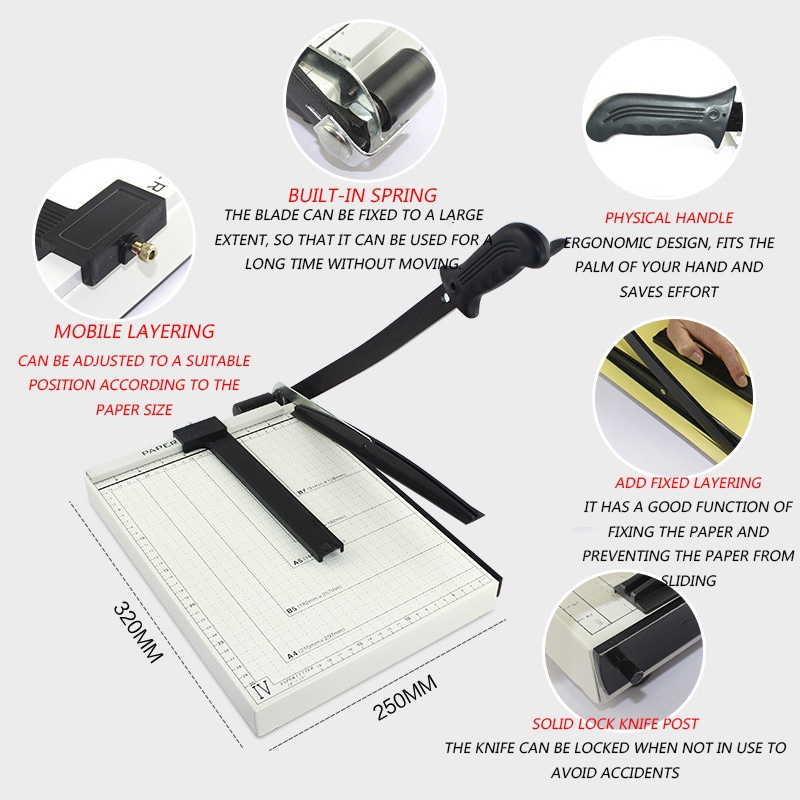 Alat Pemotong Kertas A4 Paper Cutter Trimmer