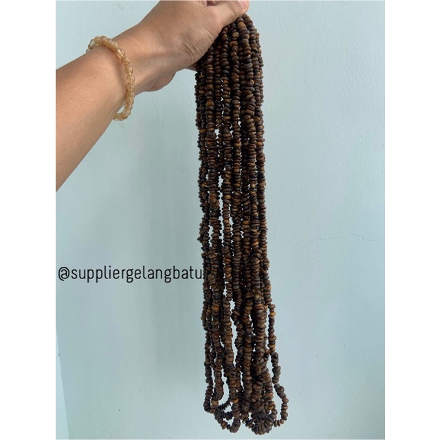 kerikil Batu brown TIGER EYE cokelat CHIPS 1cm craf gelang kalung akik