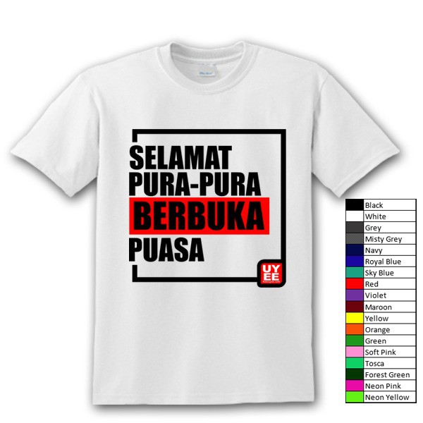 Kaos Baju Ramadhan Dan Lebaran 2020 Lucu Unik Viral Selamat Berbuka Puasa Size S M L Xl Xxl Shopee Indonesia