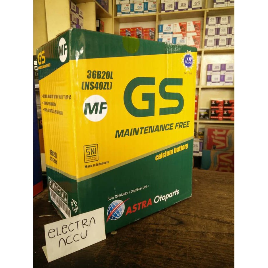 aki mobil GS astra NS40ZL