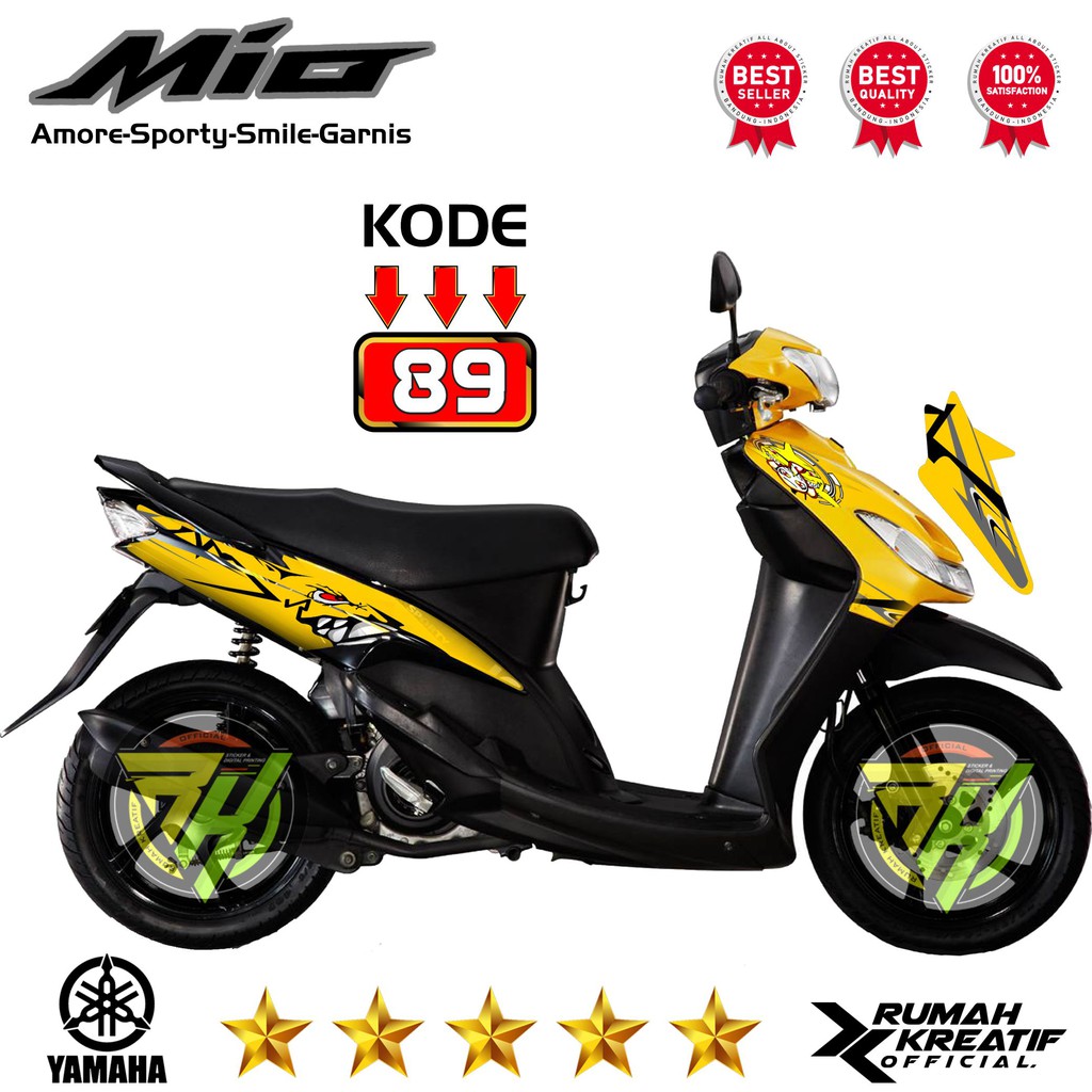 Jual MIO AMORE Thailand Thailook Mio Sporty Mio Smile Mio Gsrnis STRIPING VARIASI RK 0A Indonesia Shopee Indonesia