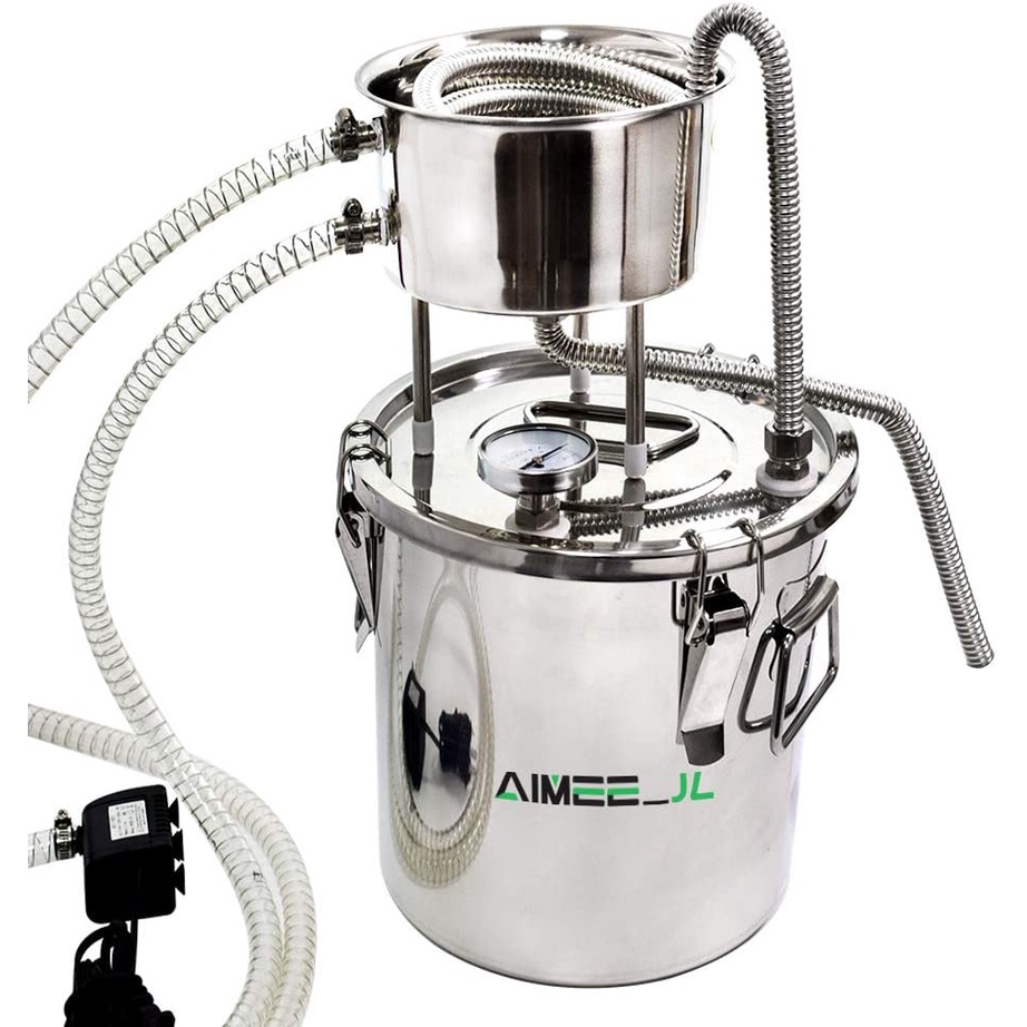 Alat penyulingan destilasi atau distillation Food Grade 22L Distiller Stainless