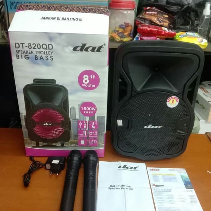 SPEAKER BLUETOOTH WIRELESS DAT 8 INCH 820 QD