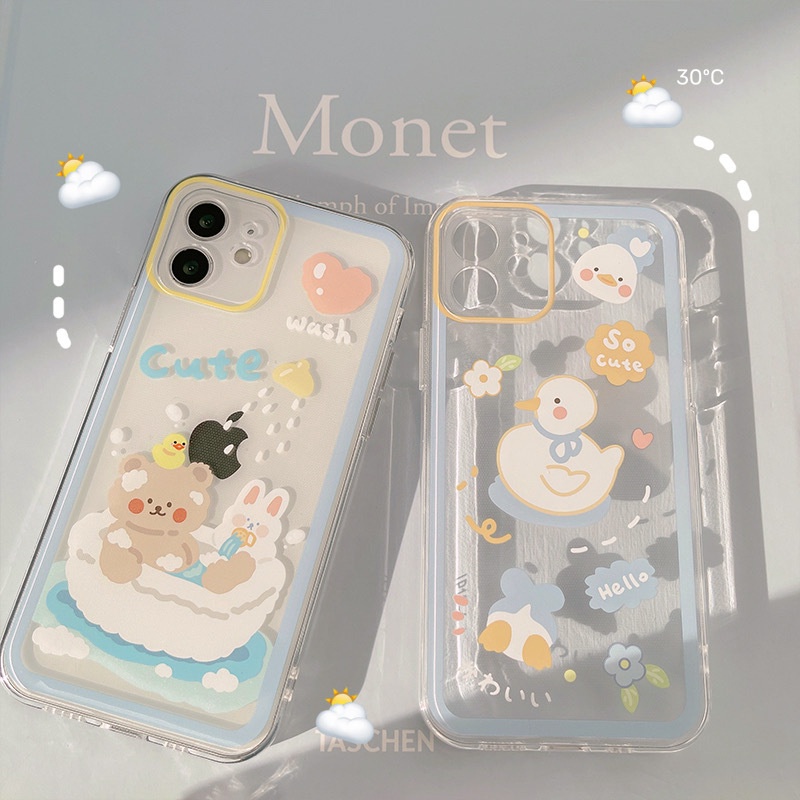 Case Bahan TPU Logo Coil Untuk iPhone 12 Pro Max 11 8plus 7plus 6 6s Plus 7 8 XR X XS Max SE 11Pro Max 12