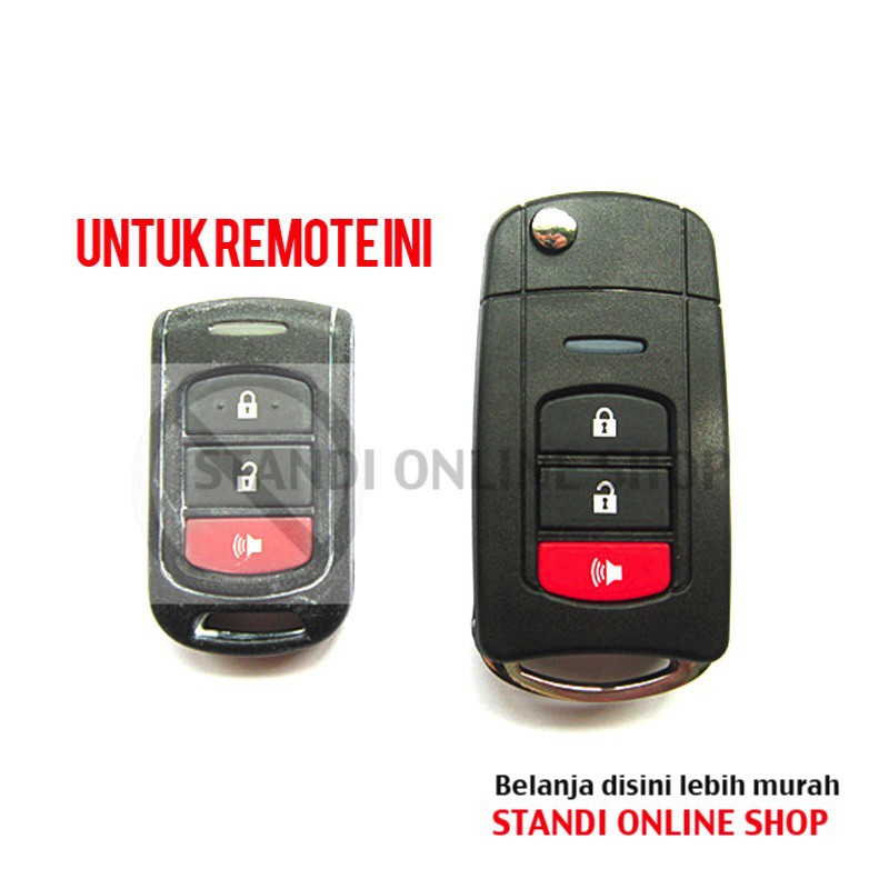 Casing Kunci Lipat Flip Key Rumah Kunci Toyota New Rush Terios