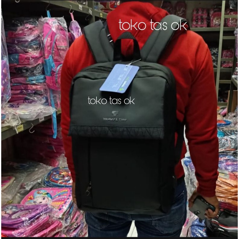 tas ransel travel time original stokan terbatas