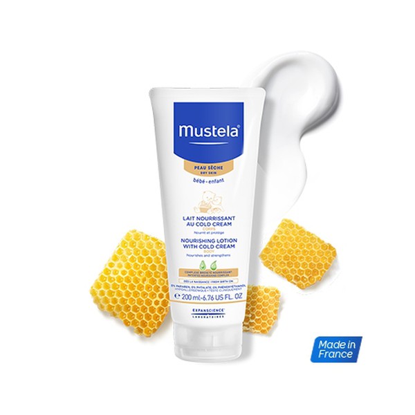 Mustela Nourishing Lotion With Cold Cream / Lotion Bayi - 200ml