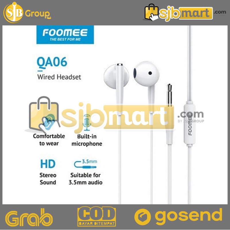 Foomee QA06 Headset Original Murah