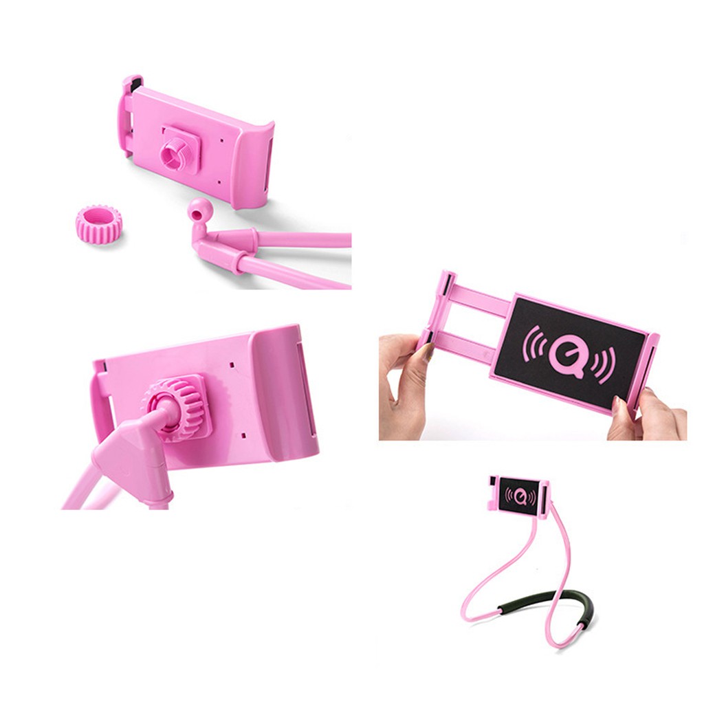 Meja Leher Holder Handphone Flexible Aksesoris Penyangga Lazypod Lazyneck Plastik Serbaguna Universal