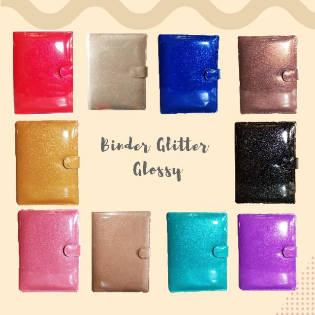 

BINDER GLITTER GLOSSY A5/B5 - chakistuff