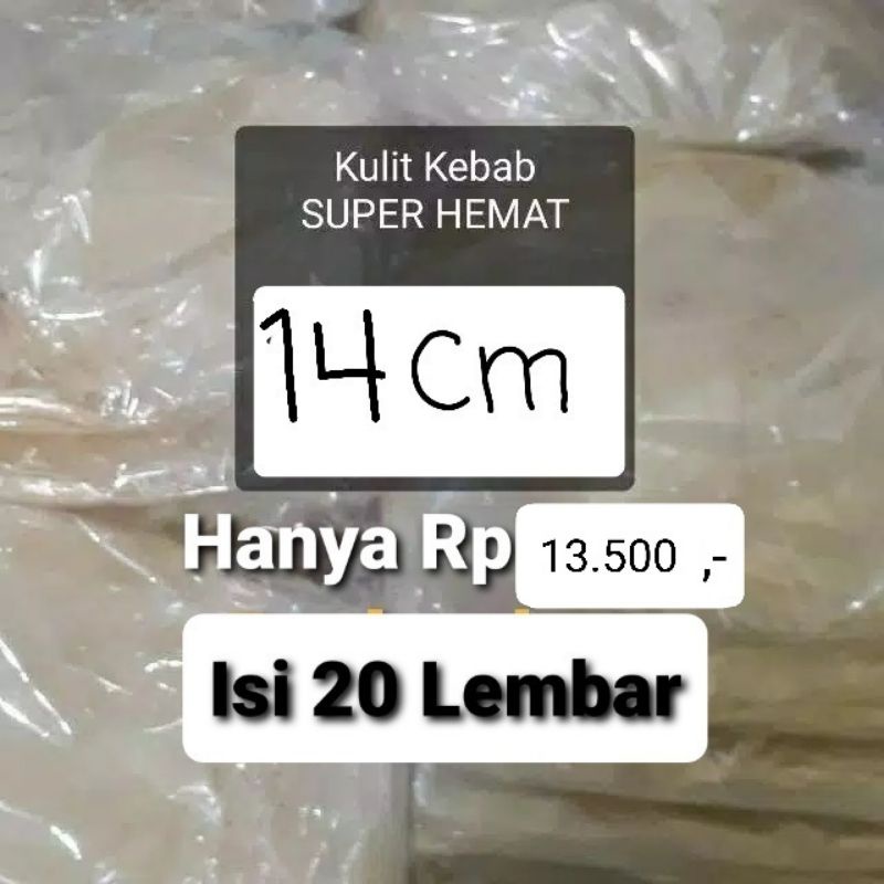 Kulit Kebab Harga Super Hemat 14 Cm Isi 20 Lembar Tortila Enak Tortilla Top Kebab Frozen