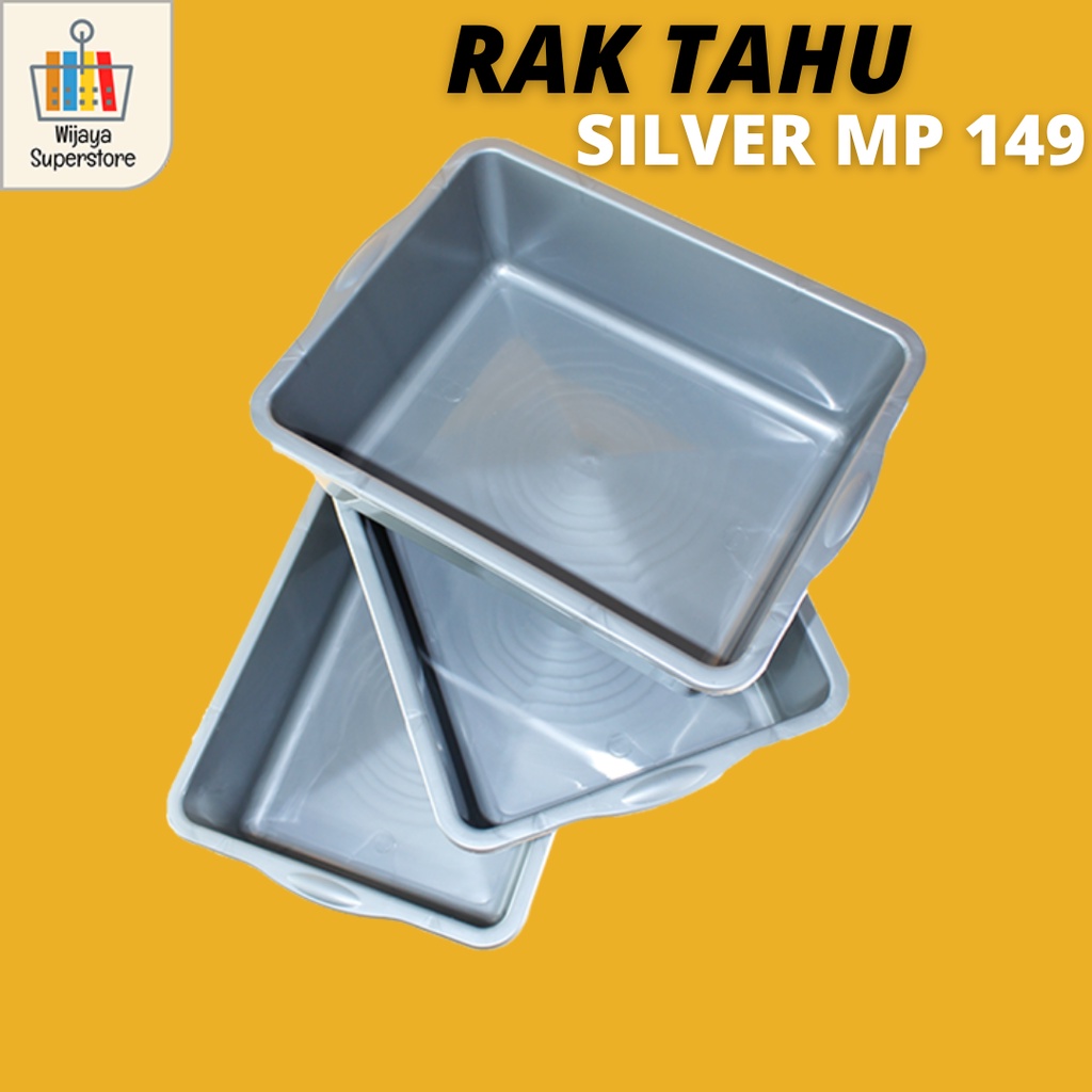 Baskom Plastik - Baskom Segi Plastik - Baskom Tahu Silver / MP-149