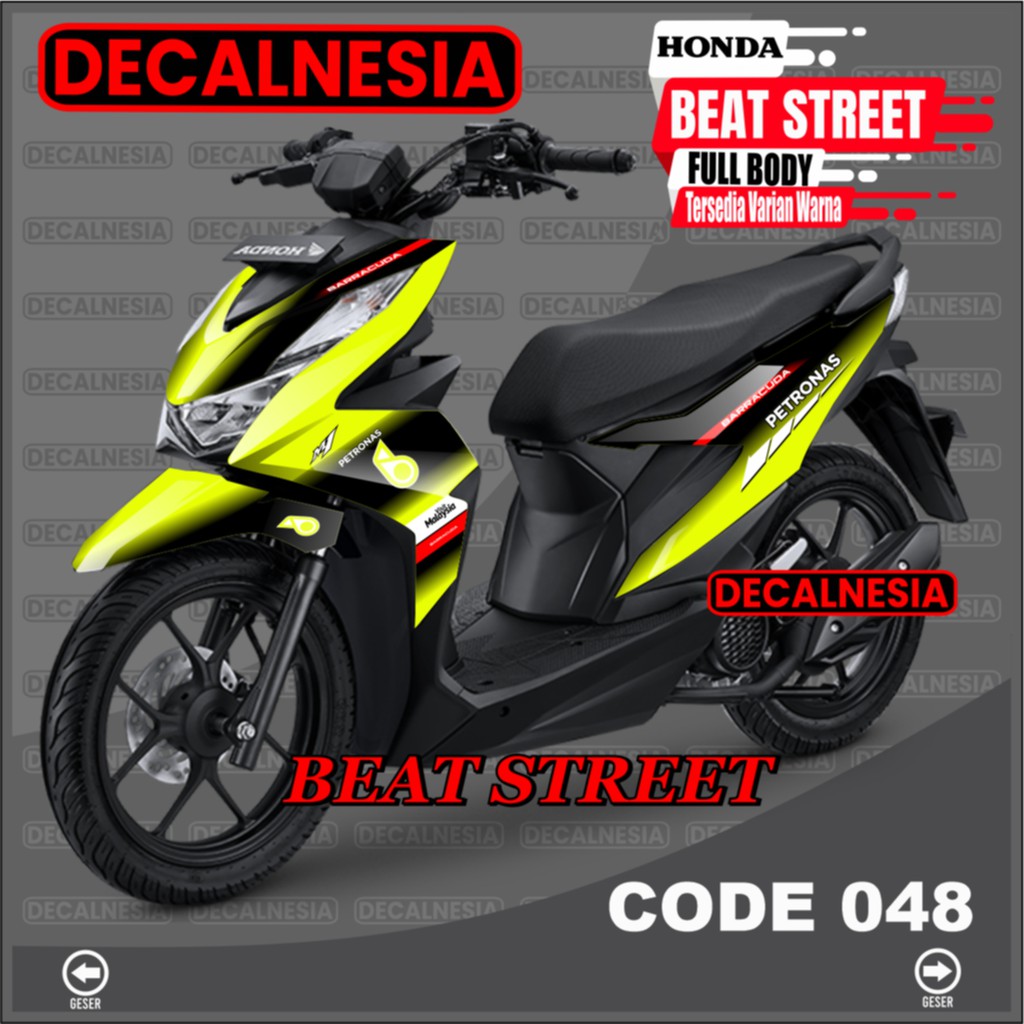 Decal Stiker Beat Street New 2020 2021 Sticker Motor Roadrace Racing Variasi Aksesori Modif FullBody