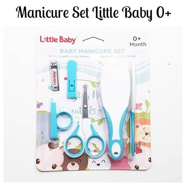 Set Gunting Kuku Bayi Sisir Sikat Rambut Nail Clipper Little Baby 0+ Manicure Set