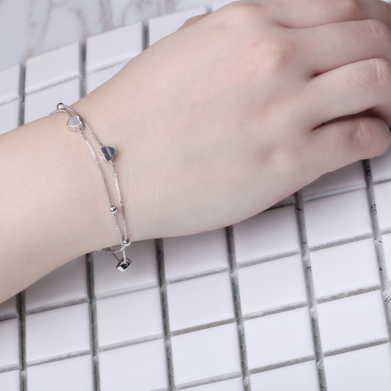 Gelang GL25 Tembaga Lapis S925 Premium Fashion Wanita Gelang Unik Lucu Keren Bagus Banget /Deluna/ BS