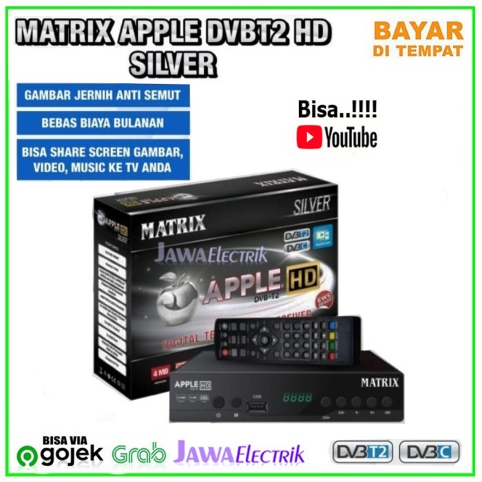 Jual Receiver Tv Set Top Box Matrix Silver DVB T2 Digital ...