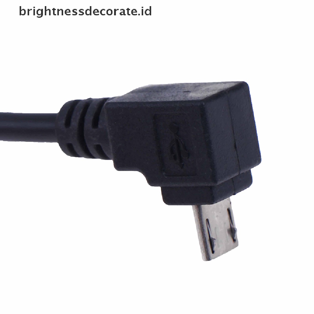 Kabel Adapter Converter 90 Derajat Micro Usb Male To Mini Usb Female