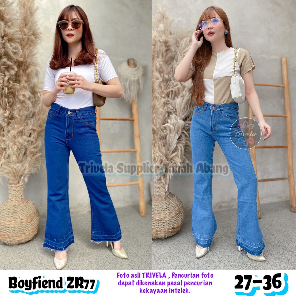 Celana Boyfriend Jeans Cutbray ZR 77 / Boyfriend Cutbray ZR