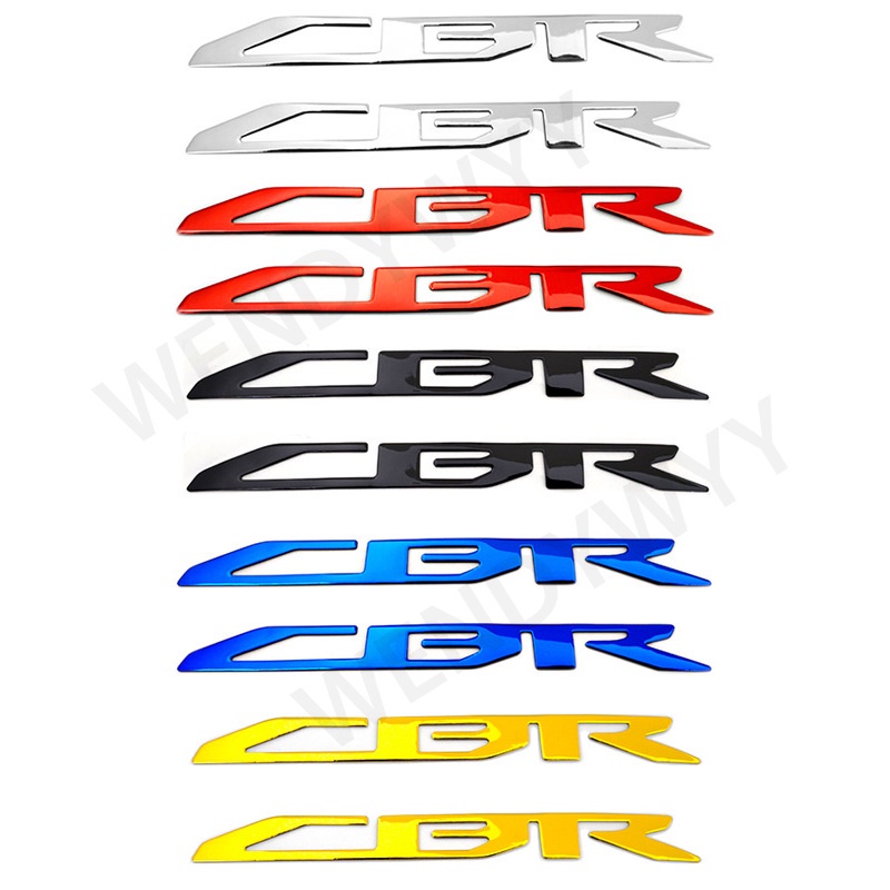 Stiker Emblem 3D Kiri Dan Kanan Bahan Karet Untuk Honda Cbr 250r 250r 500r 650r 650f 954