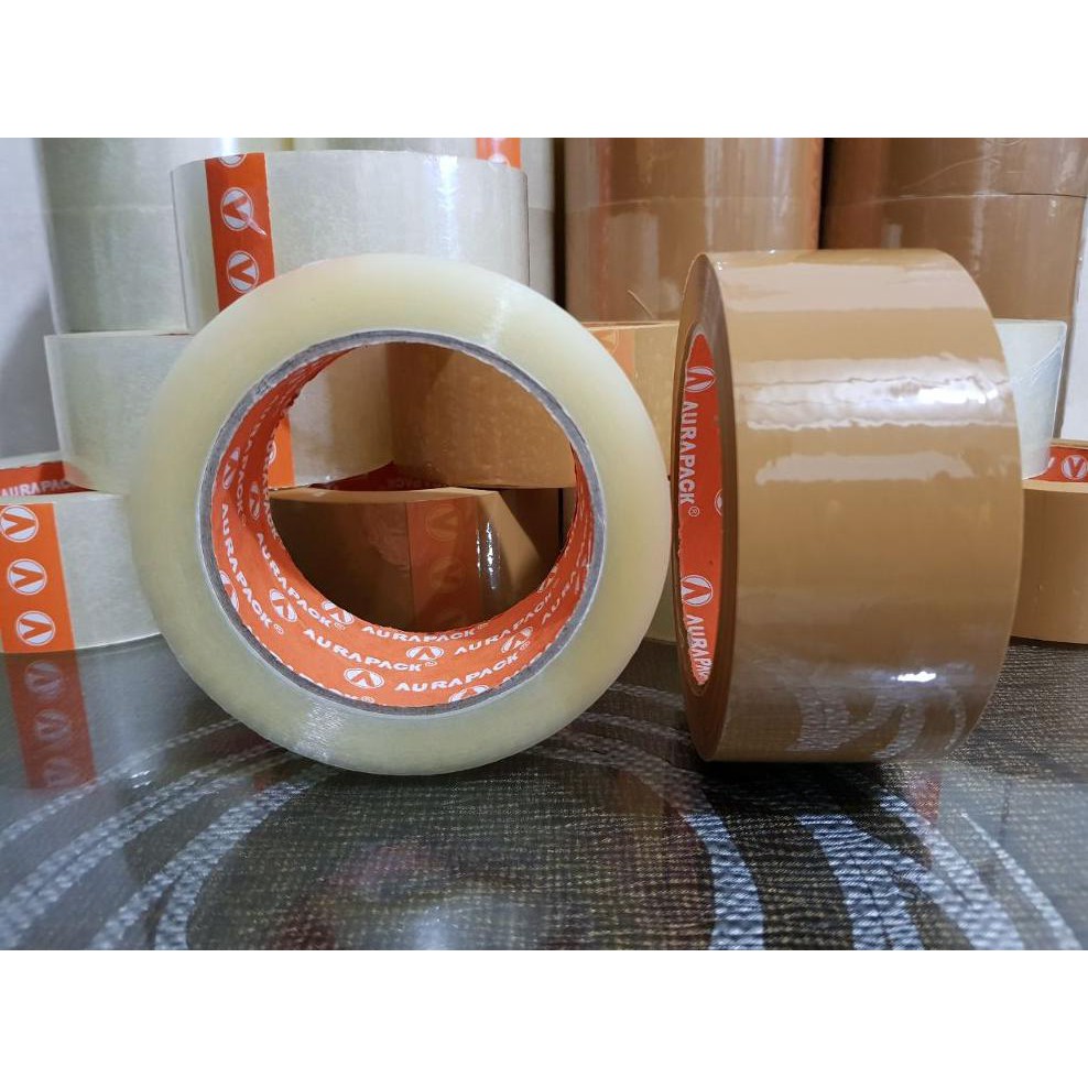 

LAKBAN BENING - COKLAT AURA PACK 45 MM X 100 YARD FULL BERKUALITAS