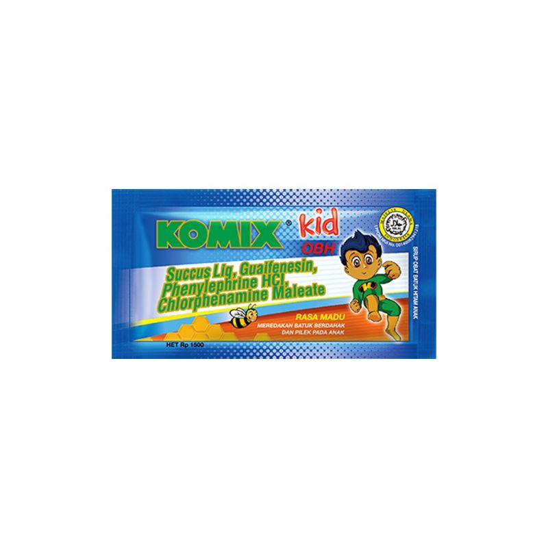 KOMIX KID OBH Rasa Madu Isi 10 Sachet/ Obat Batuk