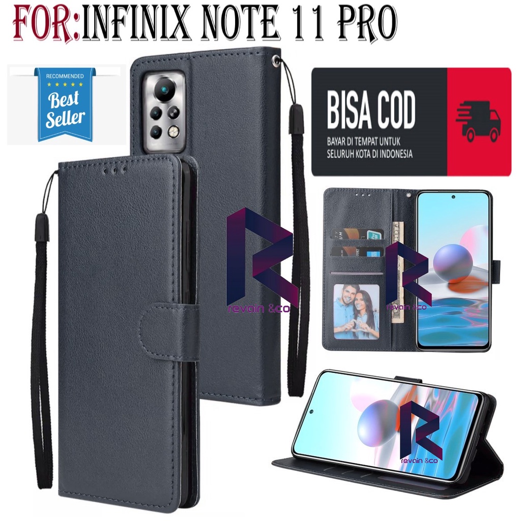 NEW INFINIX NOTE 11 PRO CASE FLIP WALLET LEATHER KULIT PREMIUM SARUNG BUKA TUTUP FLIP CASE INFINIX NOTE 11 PRO