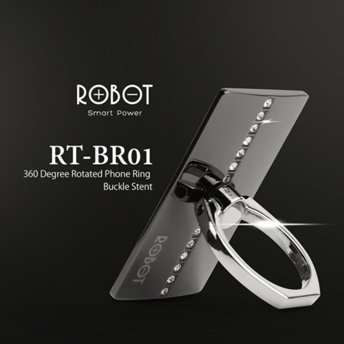Vivan Robot iRing RT-BR01 Luxury Diamond Stand & Holder Handphone
