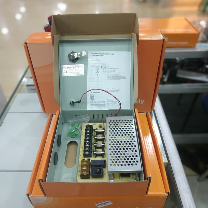 Power Supply Box CCTV 12V 5A