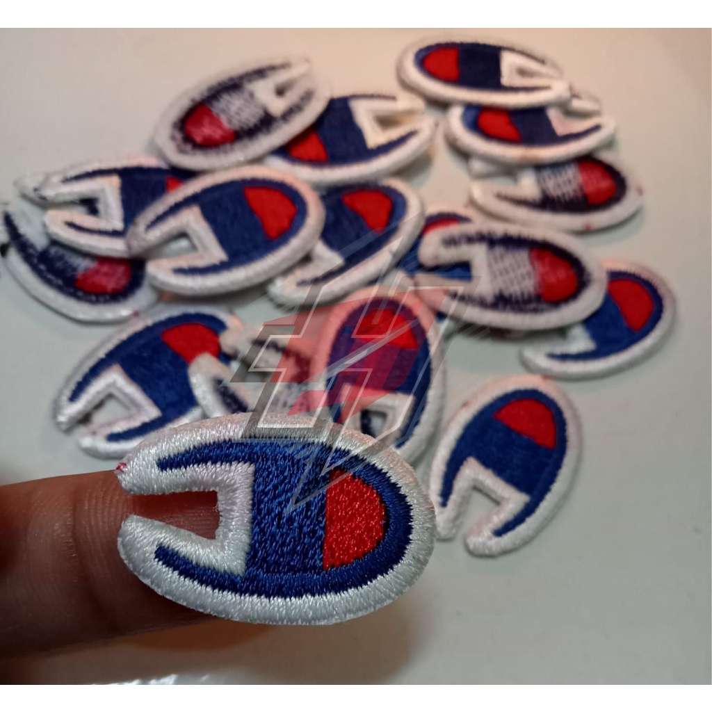 {HARGA GROSIR} PATCH CHAMPION / IRON PATCH / BORDIR SETRIKA / BORDIR LEM