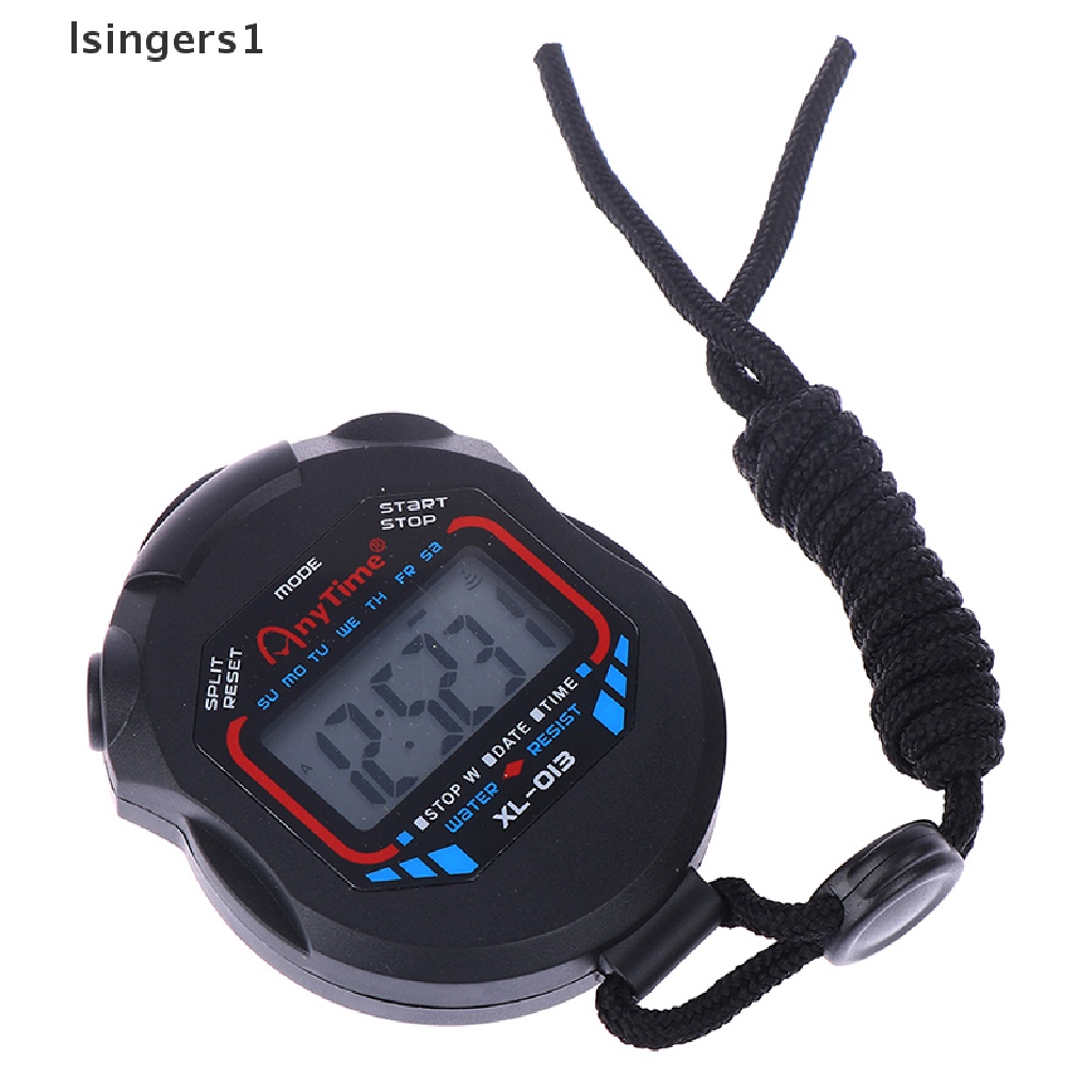 (lsingers1) Stopwatch Digital Dengan Layar LCD