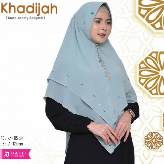 Khimar Jumbo Khadijah Wardah Ori Daffi Hijab