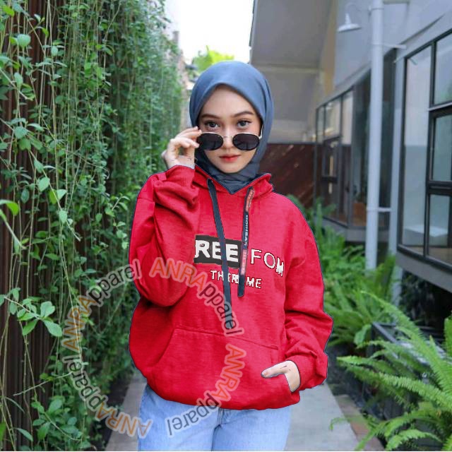 FREEFOM Sweater Hoodie FreeFOM Wanita | Sweater Korean Modis Cewek Fleece