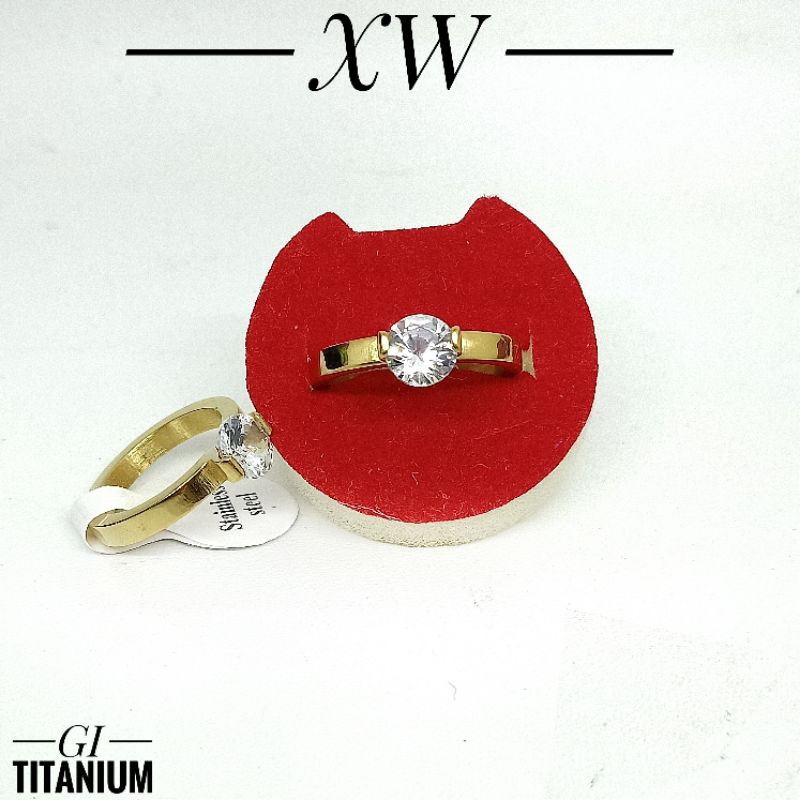 Cincin Titanium Gold CC579