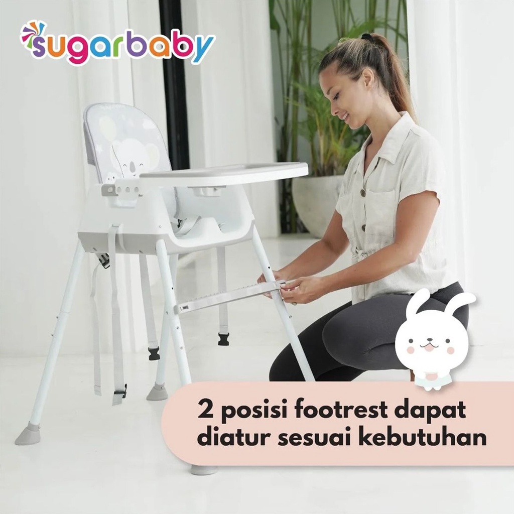 High Chair Sugar Baby Fun Chair Convertible 6in1 Kursi Makan