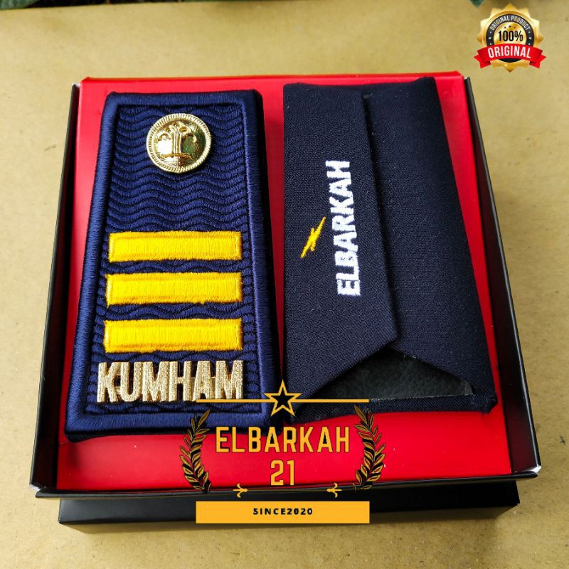 (COD) PANGKAT KUMHAM 3C TERBARU WARNA ABU PDH BORDIR MOTIF TIMBUL KUALITAS [SUPER PREMIUM] pangkat kumham terbariu warna abu