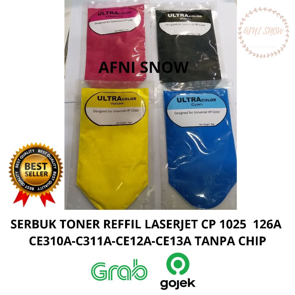 Serbuk toner CP1025 - CP1215 - CP1515 - CP1525 isi 45gram