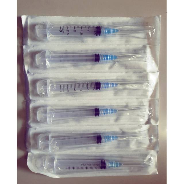 5 pcs Suntikan - Syringe - Spuit - Spet  1ml 3ml 5ml 10ml,50 ml Disposable Original Serenity