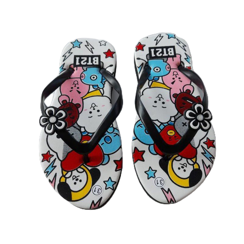 JB Sandal Anak Motif Bts21 Murah