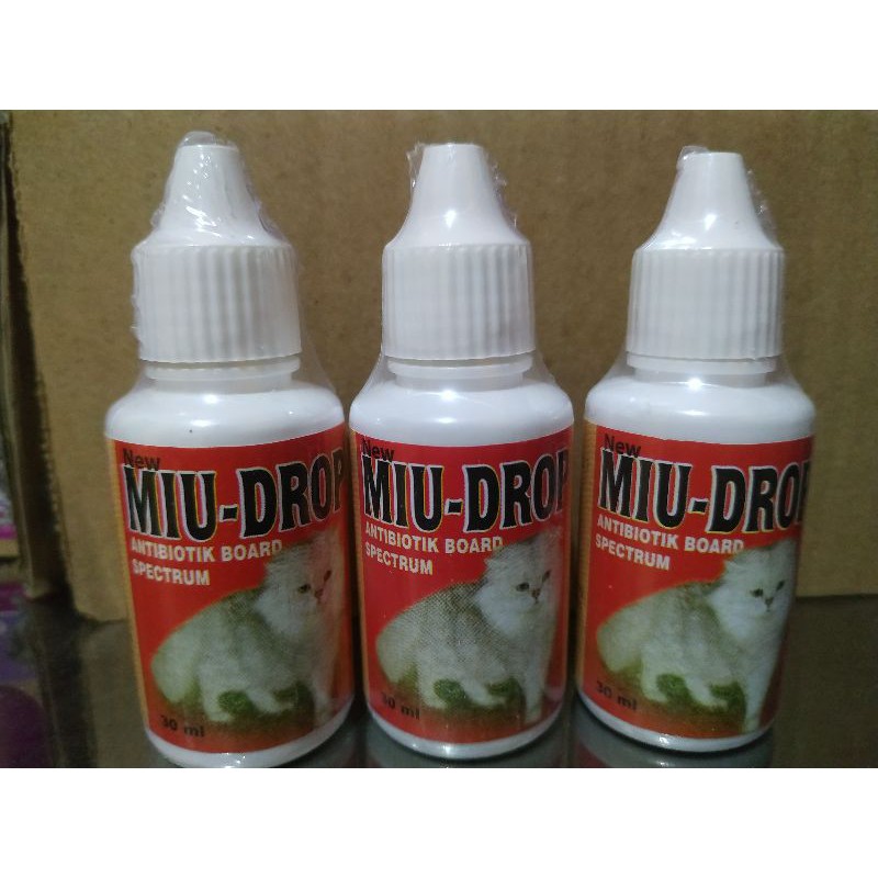 Miu Drop - Obat Antibiotik Kucing 30ml