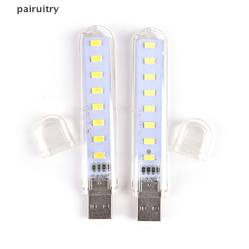 Prt Lampu Malam 8 LED Mini Portable USB Untuk PC / Laptop PRT