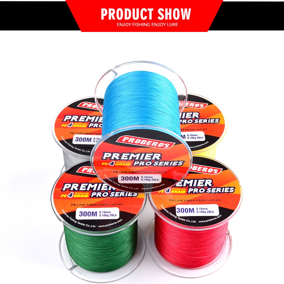 (100% BARANG ORI) TaffSPORT Proberos Premier Pro Series Benang Pancing Braided 300M