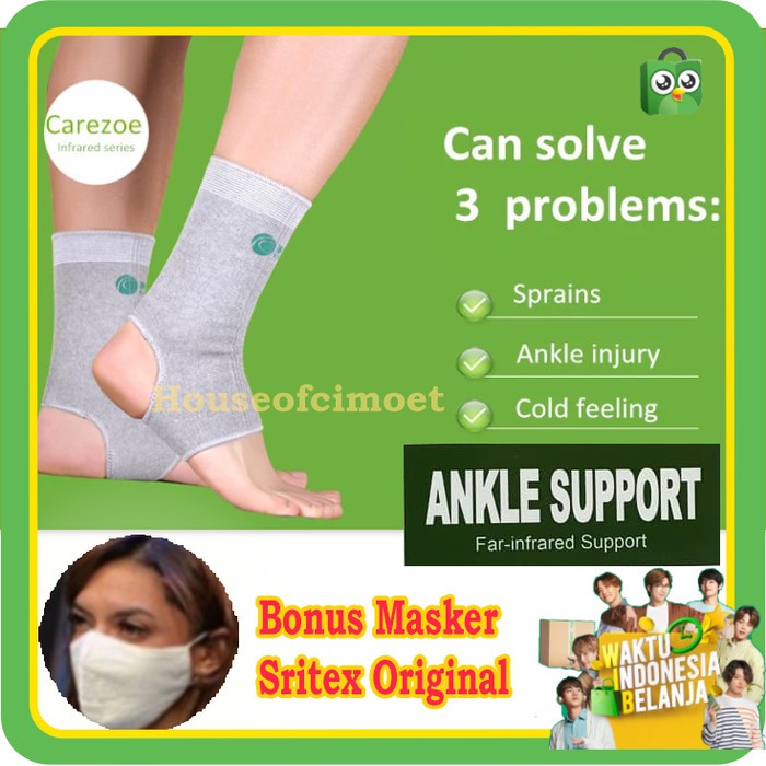 Carezoe ankle support/dekker engkel kaki keseleo terkilir/deker engkel