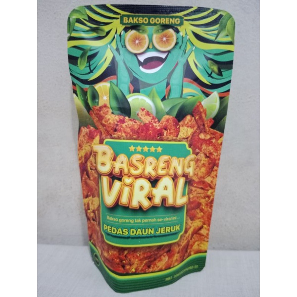 

Basreng viral pedas daun jeruk