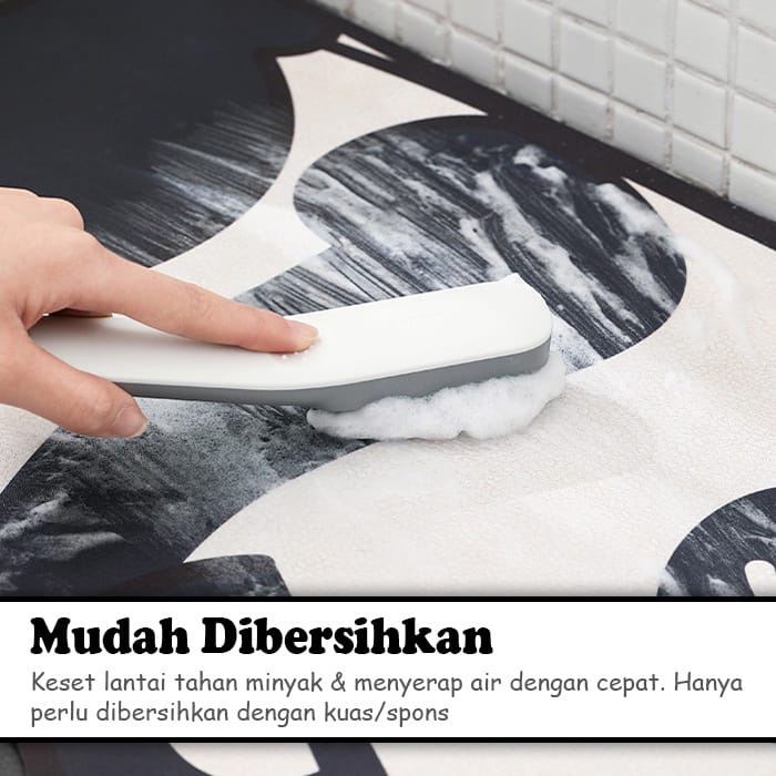 Keset Kamar Mandi Motif Lucu/ Keset Kaki Menyerap Air Anti Slip / Keset Lantai Kamar &amp; Kamar Mandi