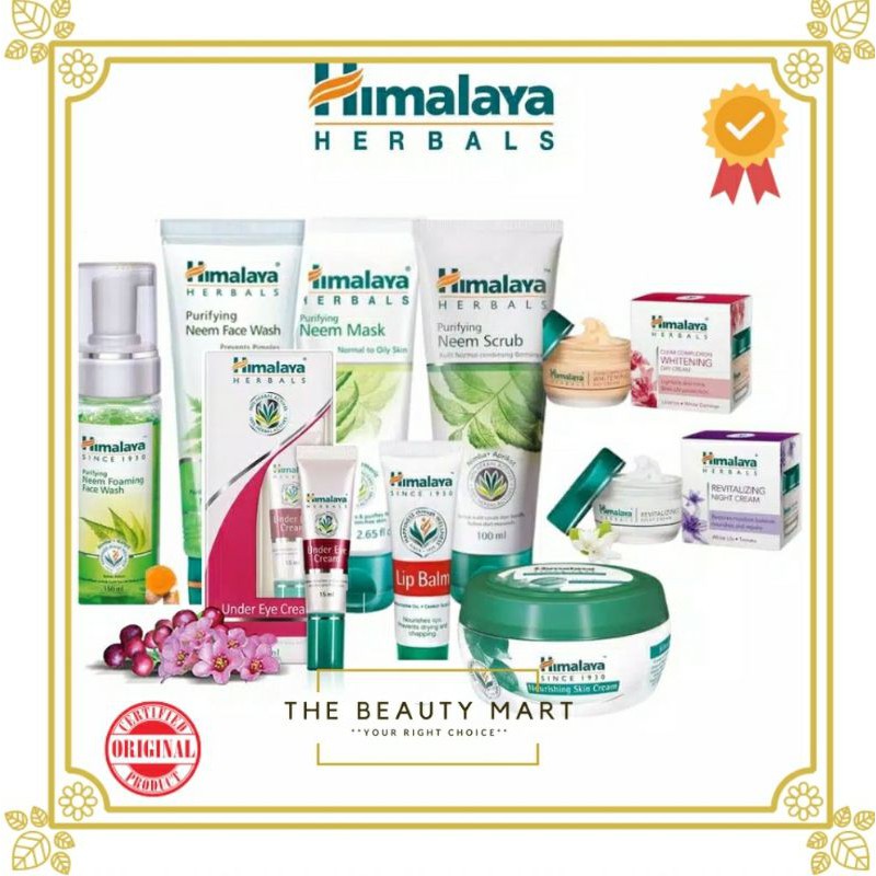 Himalaya All Series | Purifying Neem Mask Face Wash Oil Foam Aloe Scrub Mask Toner